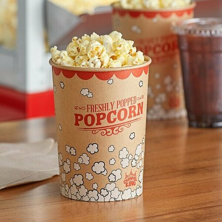 CARNIVAL KING Kraft 32 oz. Popcorn Cup, 500PK 760V32KR
